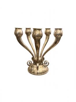 5 ramený stříbrný svícen 5 ramený stříbrný svícen