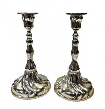 PÁROVÉ SVÍCNY POSTŘÍBŘENÉ  PÁROVÉ SVÍCNY POSTŘÍBŘENÉ